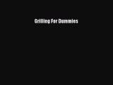 Read Grilling For Dummies Ebook Free