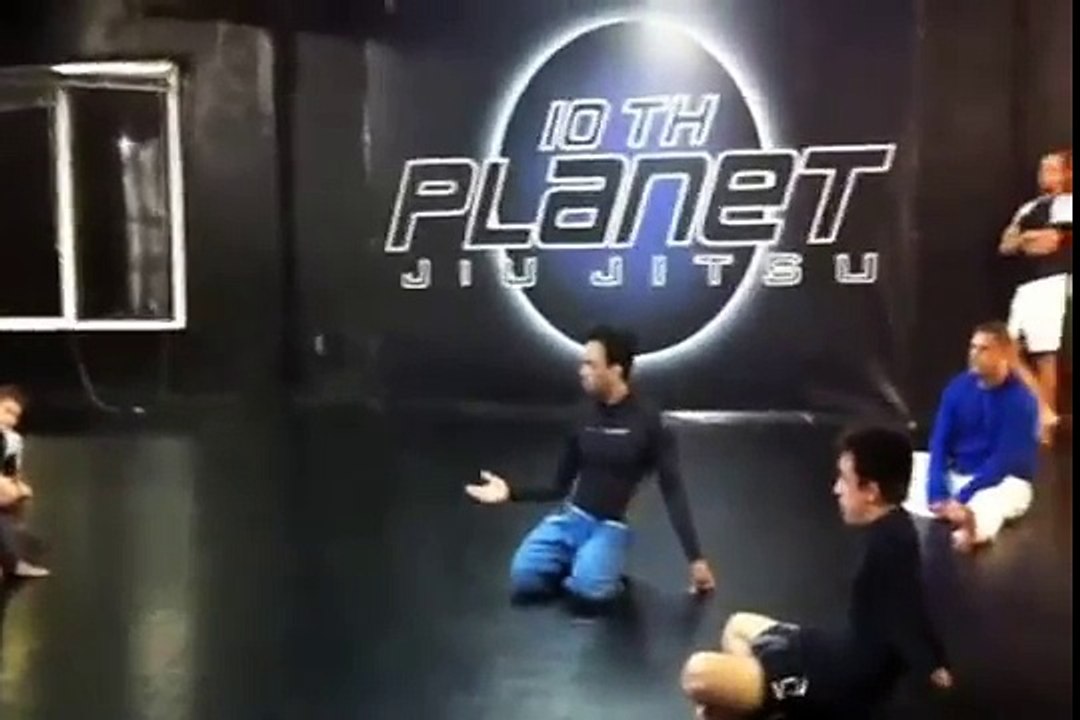 Eddie Bravo gets choked out by BJJ legend Renato Laranja