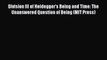[PDF] Division III of Heidegger's Being and Time: The Unanswered Question of Being (MIT Press)