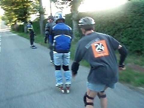 Descente groupée Tarentaise roller longskate (5ème)