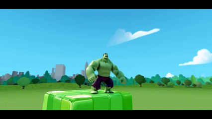 Frozen Anna Kidnapped by T-Rex ! Spiderman & Hulk saves Princess + Nursery Rhymes Children's songs_3