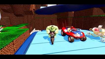 Frozen Anna Kidnapped by T-Rex ! Spiderman & Hulk saves Princess + Nursery Rhymes Children's songs_4