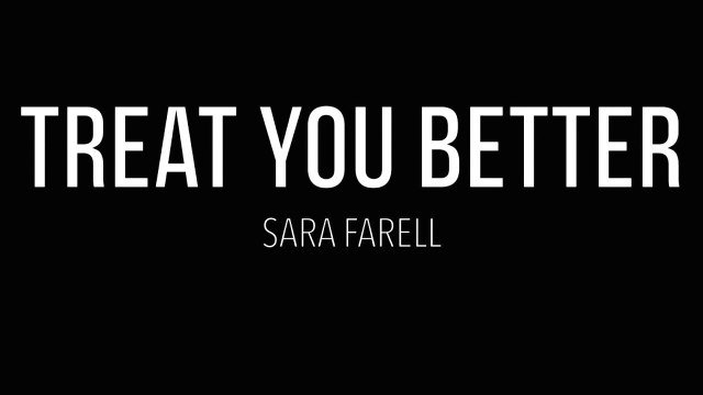 Shawn Mendes - Treat you better ( Sara Farell Lyrics Cover)