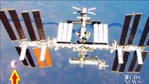 Gigantic UFO Spotted Near ISS- Conspiracy Theories Abound Over Video Clip- Alien UFO Cover-Up