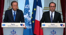 Déclaration conjointe avec M. Ban Ki Moon, Secrétaire Général des Nations unies