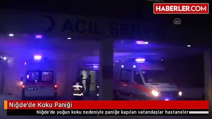 Niğde'de Ki Kokunun Nedeni Belli Oldu