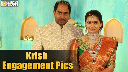 Krish and Dr.Ramya Engagement Pics - Filmyfocus.com