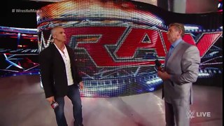 Mr. McMahon puts Shane McMahon in charge of Raw for the night  Raw, April 4, 2016