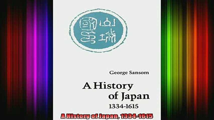 Download Free Ebooks A History Of Japan 13341615 Full Ebook Video Dailymotion