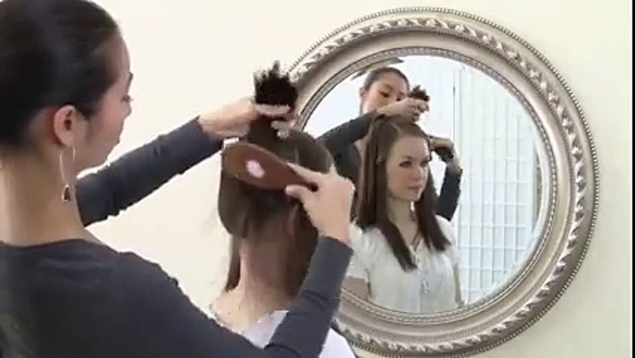 How to make pin up hairstyles for office women