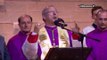 Matera - il vescovo alla benedizione del carro della festa della bruna 2016