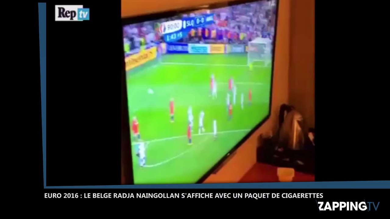 Euro 2016 – Belgique : Radja Naingollan s’affiche avec un paquet de cigarettes et crée la polémique (Vidéo)