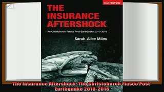 different   The Insurance Aftershock The Christchurch Fiasco PostEarthquake 20102016