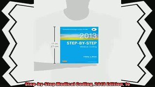 behold  StepbyStep Medical Coding 2013 Edition 1e