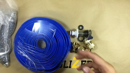 How To Assemble Our 15m/50FT Expanding Flexible Garden Car Water Hose Pipe with Spray Nozzle Upgrade