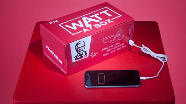 KFC dévoile sa box 5-en-1 capable de recharger les téléphones