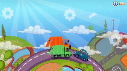 Мусоровоз Уборкин - Грузовики и Планета Аква. МУЛЬТИКИ про машинки. Видео для детей