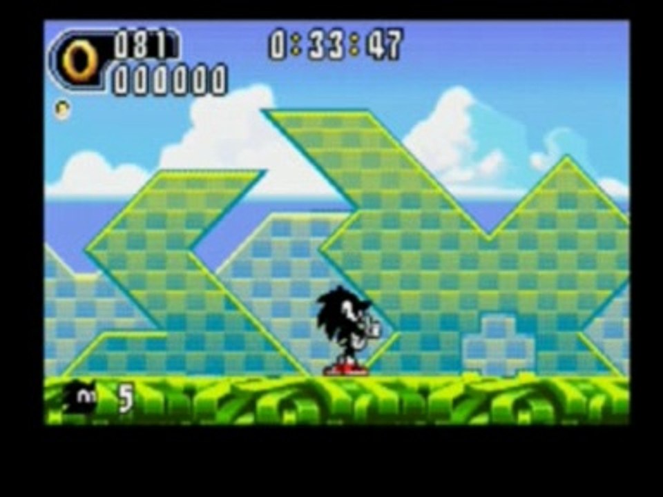 Sonic Advance 2 [HACKED]: "Ninja the Hedgehog" - Lightspeed