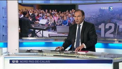 FRANCE 3 - Collège Salengro : La chorale se prépare avant la rencontre avec I MUVRINI