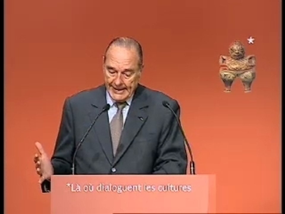 Allocution du Président Chirac