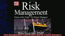 different   Risk Management Tricks of the Trade for Project Managers