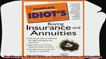 behold  The Complete Idiots Guide to Buying Insurance and Annuities