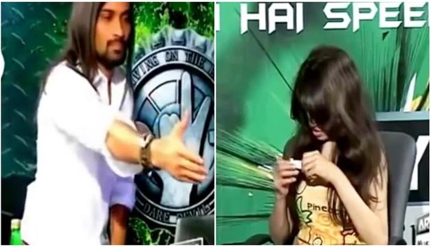 YE dakhain zara larki waqar zaka kay sath kia kr rhe hai