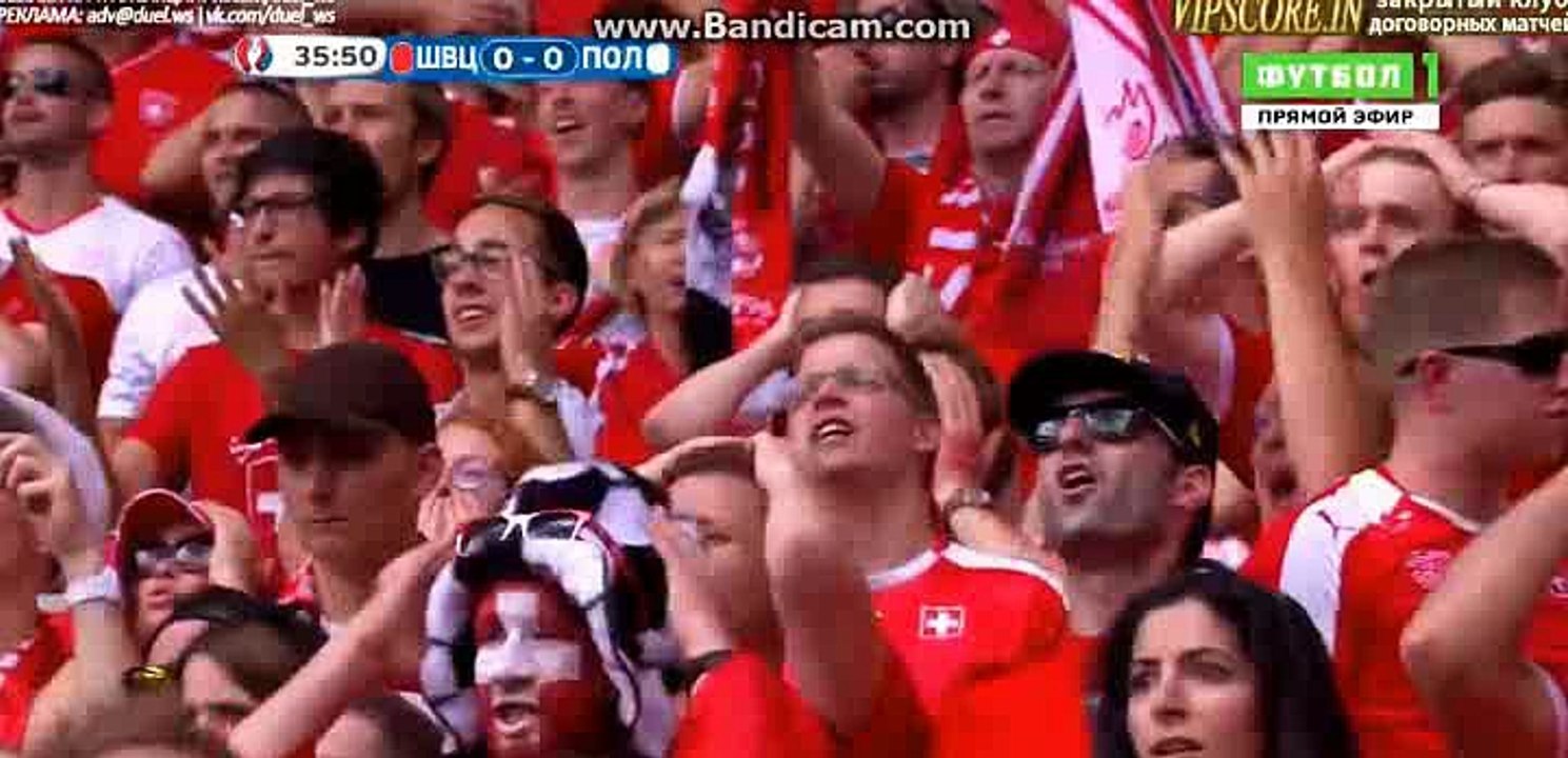Lukasz Fabianski Amazing Save HD - Switzerland vs Poland - EURO 2016 - 25/06/2016
