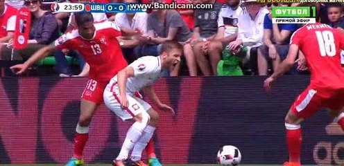 Jakub Błaszczykowski Injured Foot - Switzerland vs Poland - EURO 2016 - 25/06/2016 HD