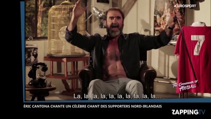 Euro 2016 : Éric Cantona déchaîné sur le chant des supporters nord-irlandais "Will Grigg's on fire" (Vidéo)