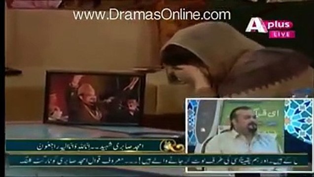 Maya Khan Crying Badly Over the Death of Amjad Sabri