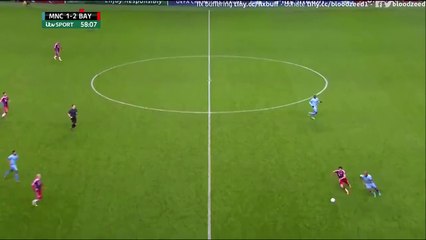 Robert Lewandowski fight vs Vincent Kompany - Manchester City vs Bayern Munich 3-2 HD