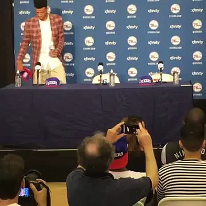 La conférence de presse de présentation de Ben Simmons et Timothé Luwawu - Philadelphia 76ers