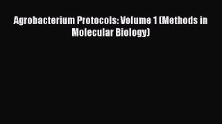 Read Agrobacterium Protocols: Volume 1 (Methods in Molecular Biology) Ebook Free