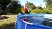 Taking a Bath in a Giant 1,500 Gallon Coca-Cola Swimming Pool!