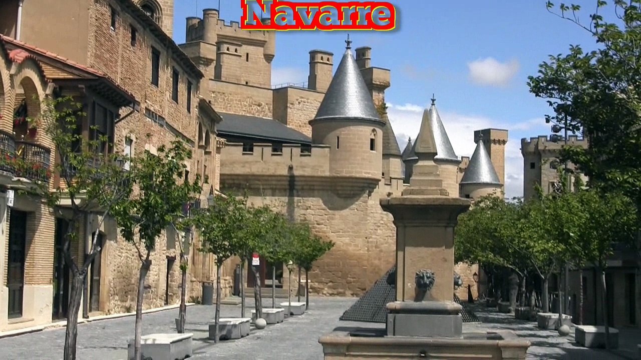 OLITE et son fameux château des Rois de Navarre (Espagne)