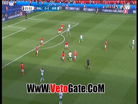 حارس ويلز ينقذ مرمى من هدف امام ايرلندا الشمالية