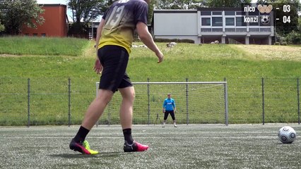EPIC Battle - freekickerz vs PRO U19 Goalkeeper