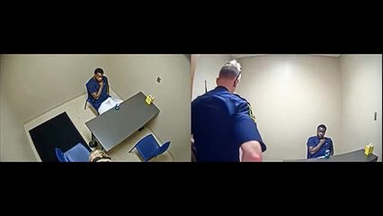 Un homme suspecté de meurtre tente de voler l’arme d’un policier pendant un interrogatoire