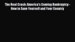Read The Real Crash: America's Coming Bankruptcy - How to Save Yourself and Your Country PDF