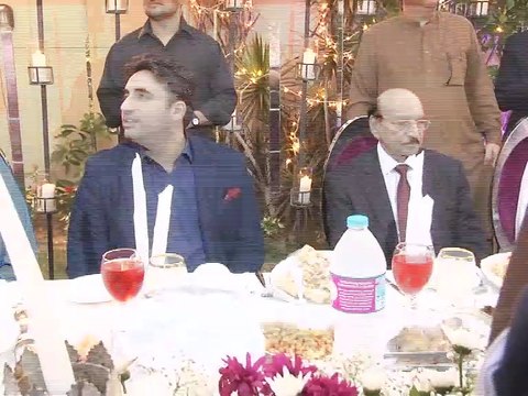 Pro Minister Murad Shahs Iftar For PPP Chairman Bilawal Bhutto... CHIEF MINISTER HOUSE SINDH... 25th JUNE 2016