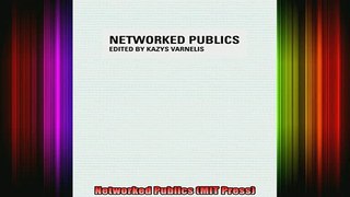 READ book  Networked Publics MIT Press Full Free