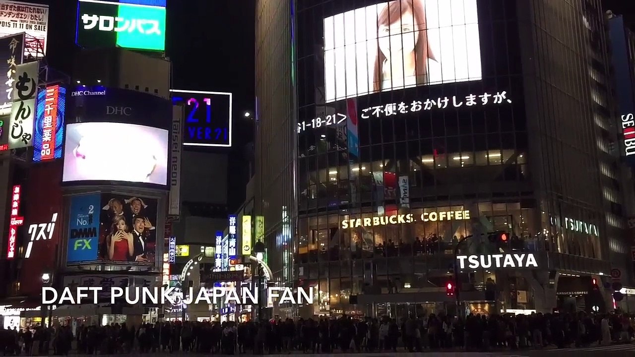 Daft Punk cosplay Tokyo Shibuya