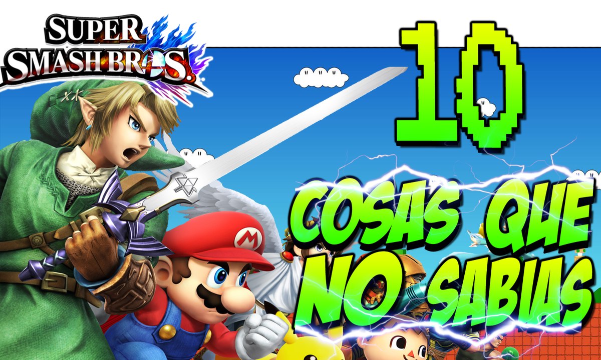 10 CURIOSIDADES DE SUPER SMASH BROS QUE NO SABIAS