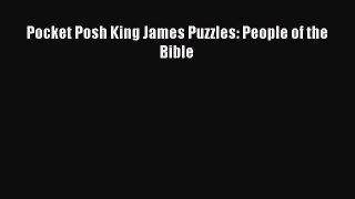 Read Pocket Posh King James Puzzles: People of the Bible Ebook Free