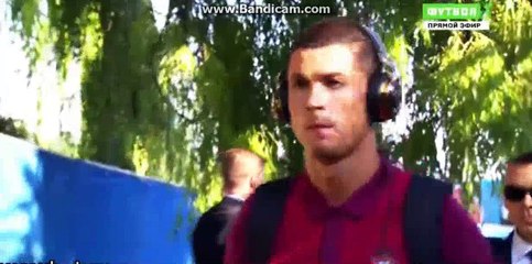 Cristiano Ronaldo Ready for Match - Croatia vs Portugal - LIVE