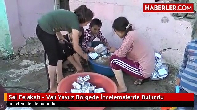 Sel Felaketi - Vali Yavuz Bölgede İncelemelerde Bulundu