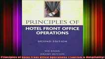 DOWNLOAD FREE Ebooks  Principles of Hotel Front Office Operations Tourism  Hospitality Full Free