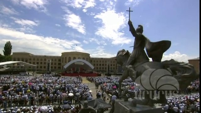 Папа Римский Франциск провел Святую Литургию в г. Гюмри