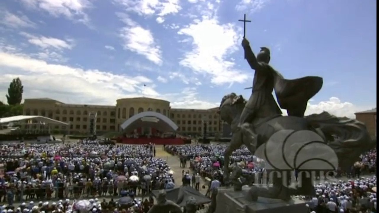 Папа Римский Франциск провел Святую Литургию в г. Гюмри